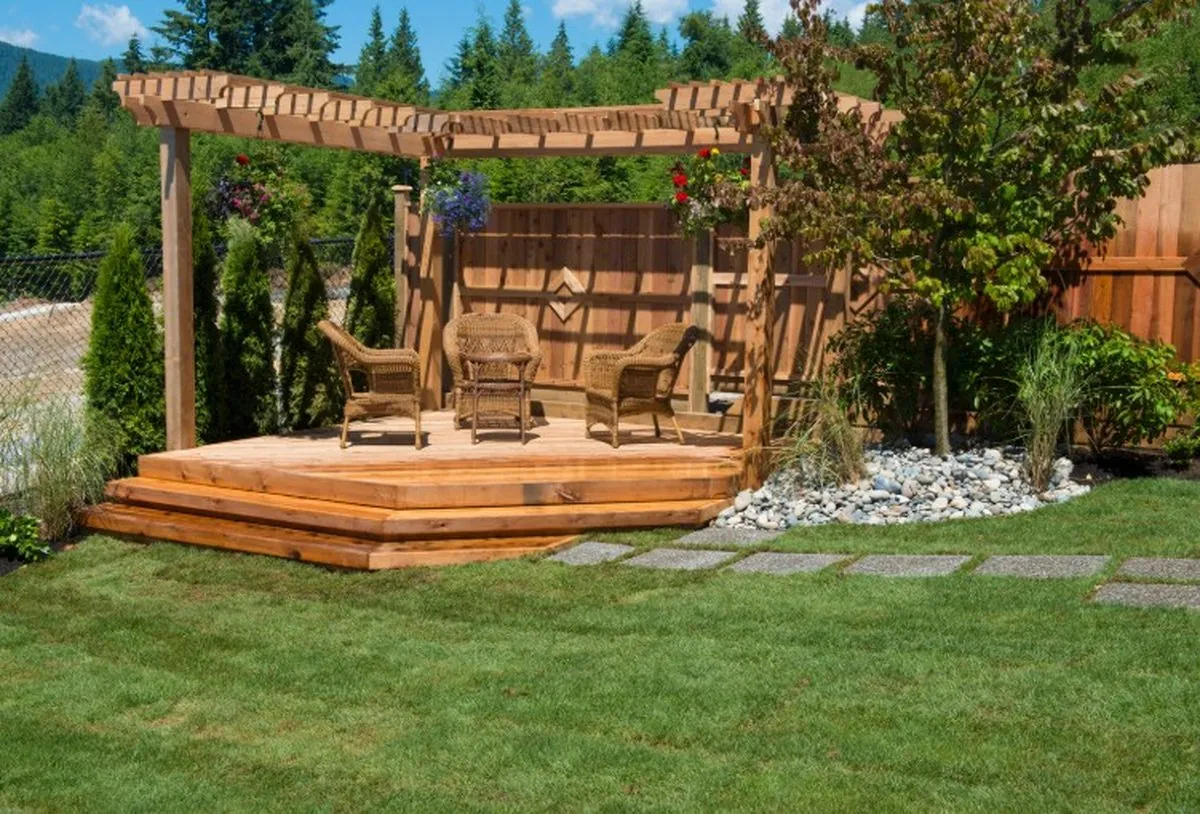 Outdoor living space and landscape design — Concord NC by Hunter's Lawn & Landscaping